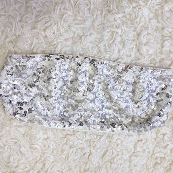 Express Intimates Bandeau Sparkle Bra, Size Small - Picture 2 of 5